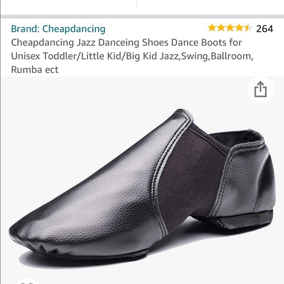 Black Jazz Shoes (size Big Kids 4). - Picture 5 of 5